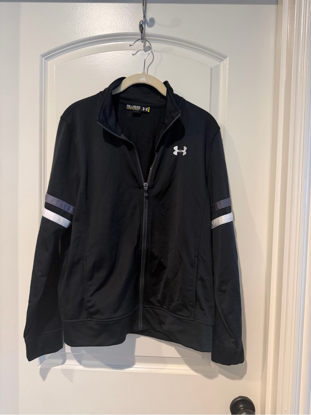 Under Armour Boy’s Black Full-Zip Track Jacket